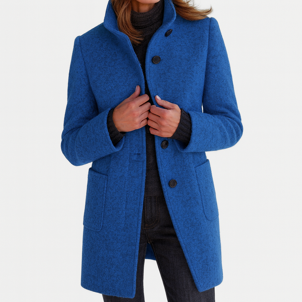 Livia | Women's Coat with High Collar