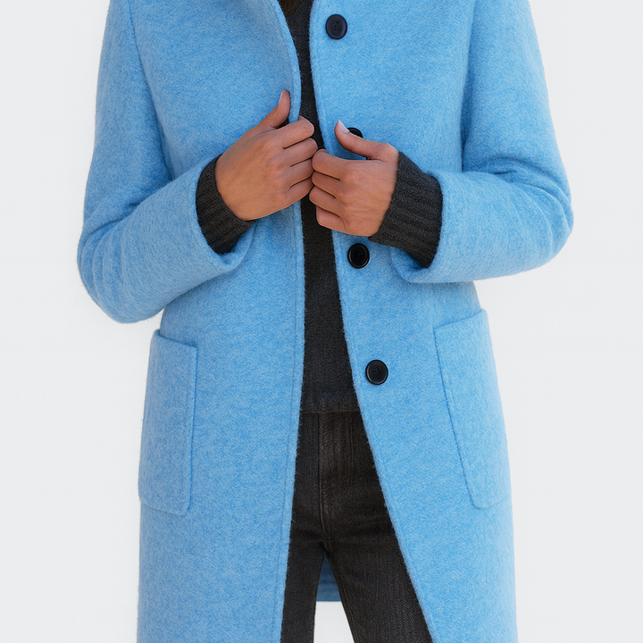 Livia | Women's Coat with High Collar