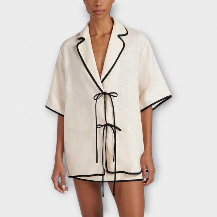 Grace - Black Coordinated Skirt Set