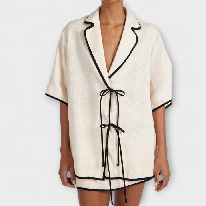 Grace - Black Coordinated Skirt Set