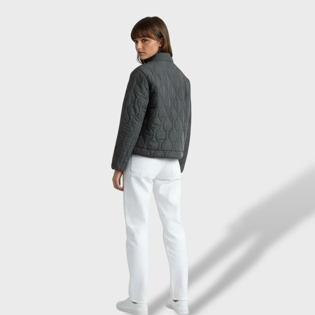 Grace | Quilted Bomber Jacket for Women in Fleece