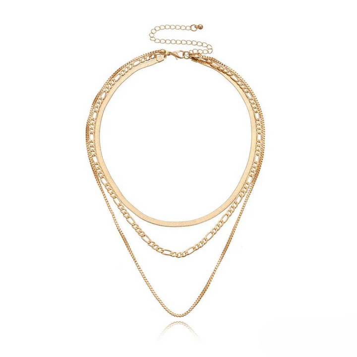 Vintage Gold 3-Piece Layering Necklace