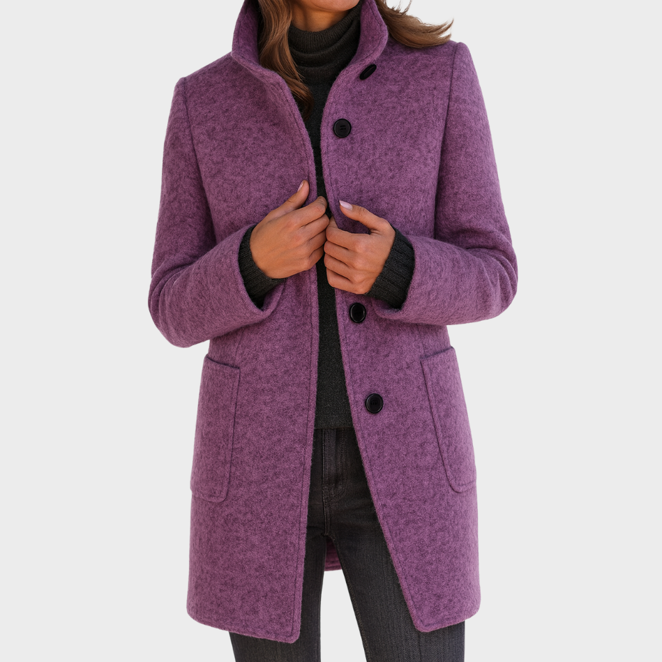 Dove | High-quality wool blend coat