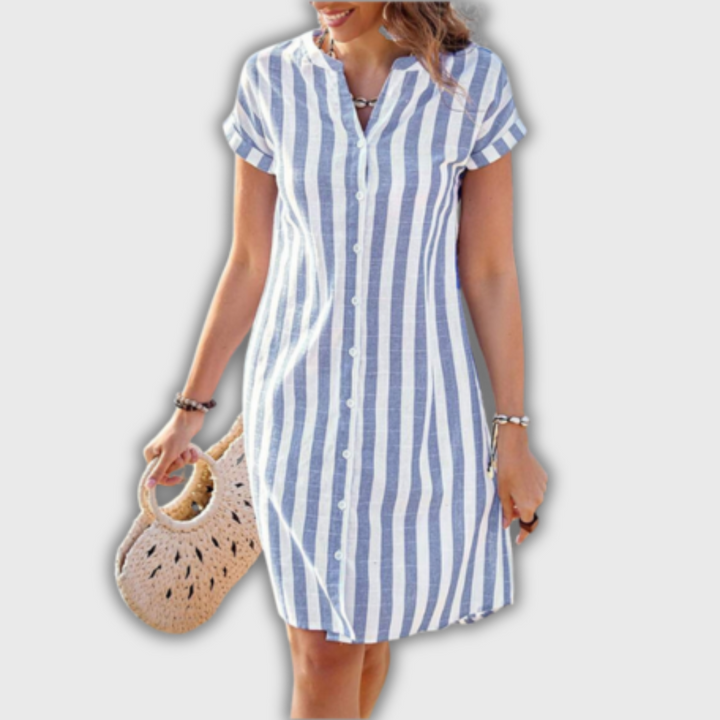 Luisa – Striped Midi Dress
