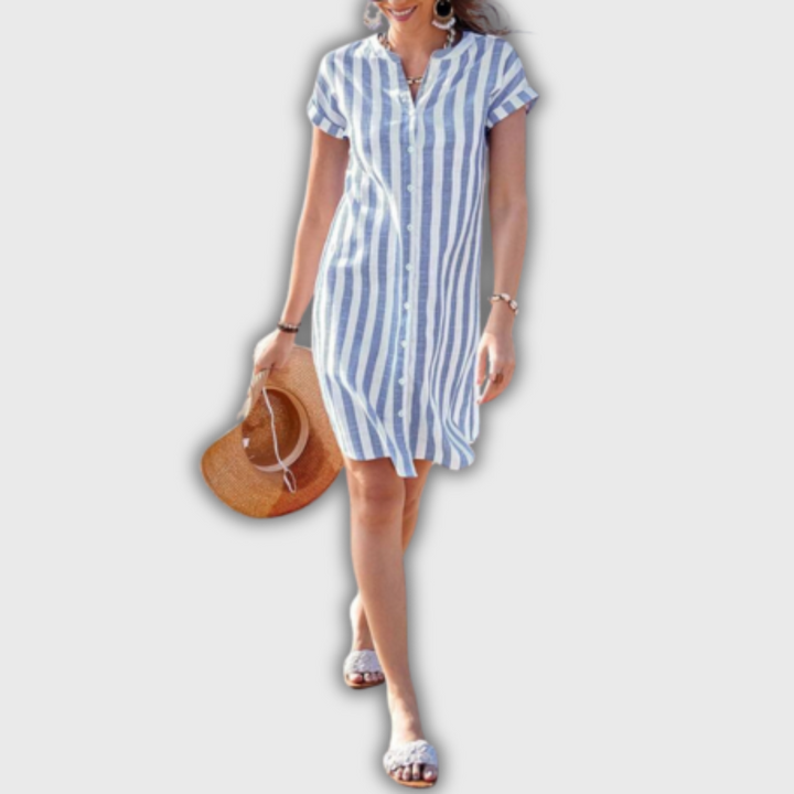 Luisa – Striped Midi Dress