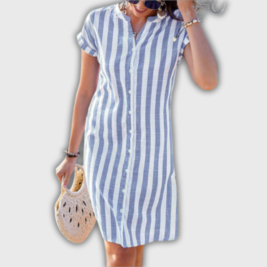 Luisa – Striped Midi Dress