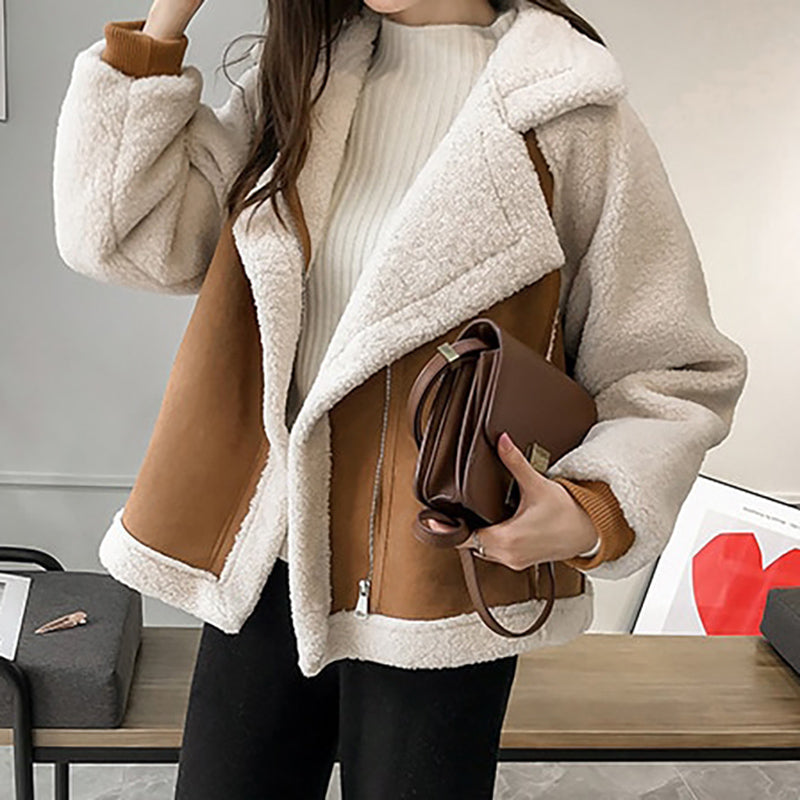 Fleece-Lined Women's Jacket for Comfort and Warmth