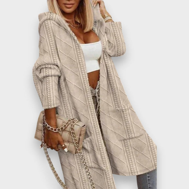 Johani | Long Cardigan with Hood