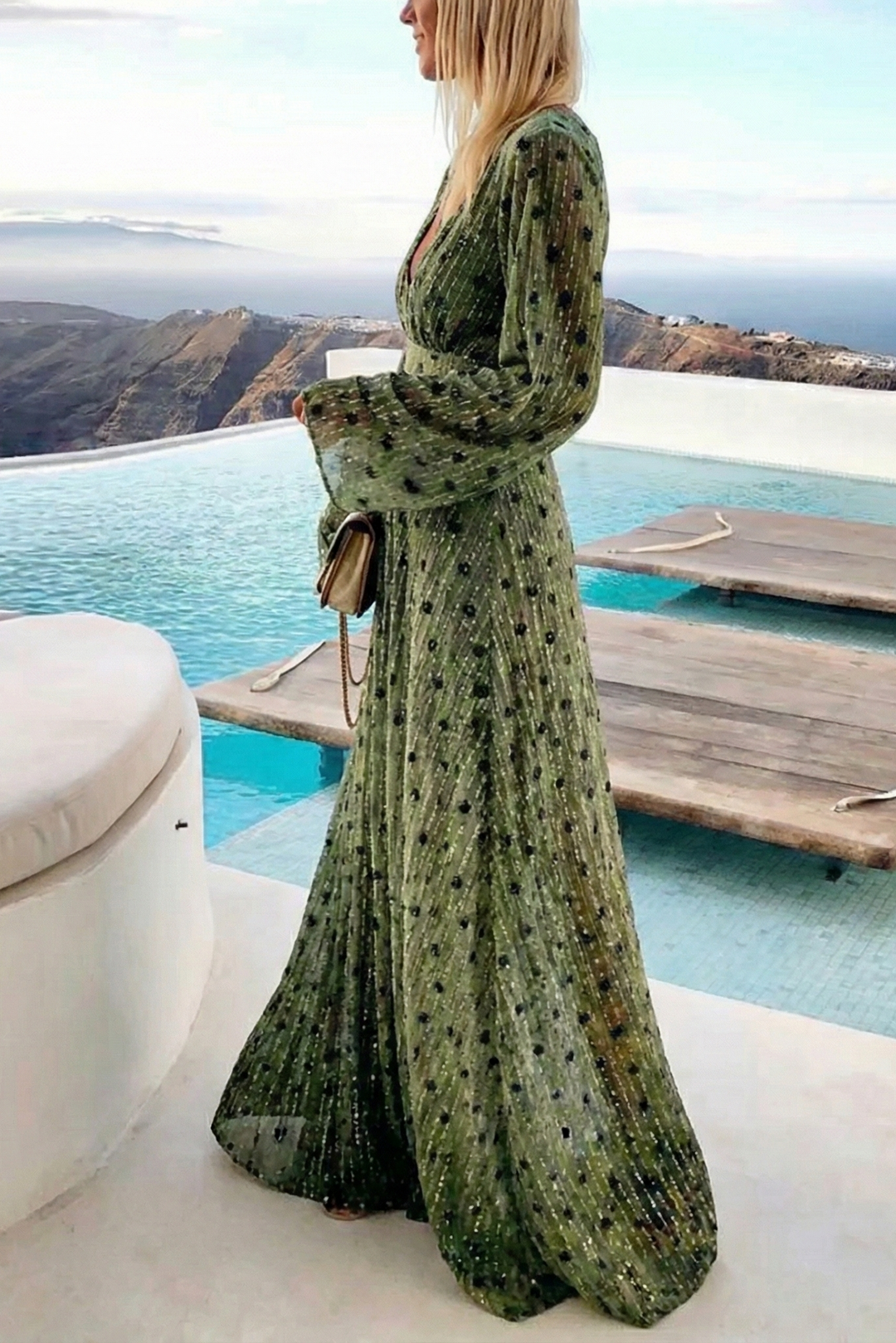 Classic Long Summer Maxi Dress for Women