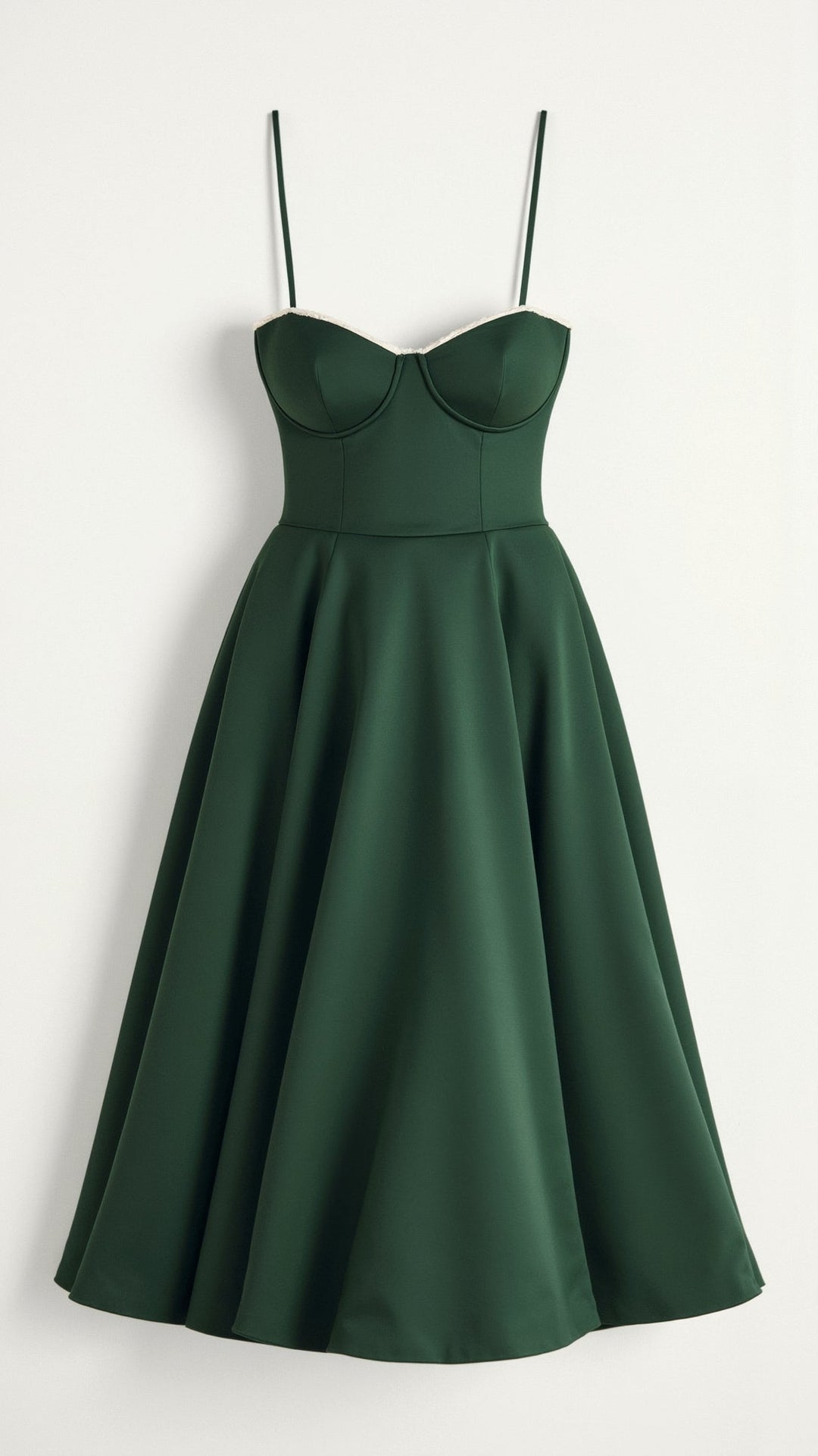 Isolde Elegant Tulle Midi Dress