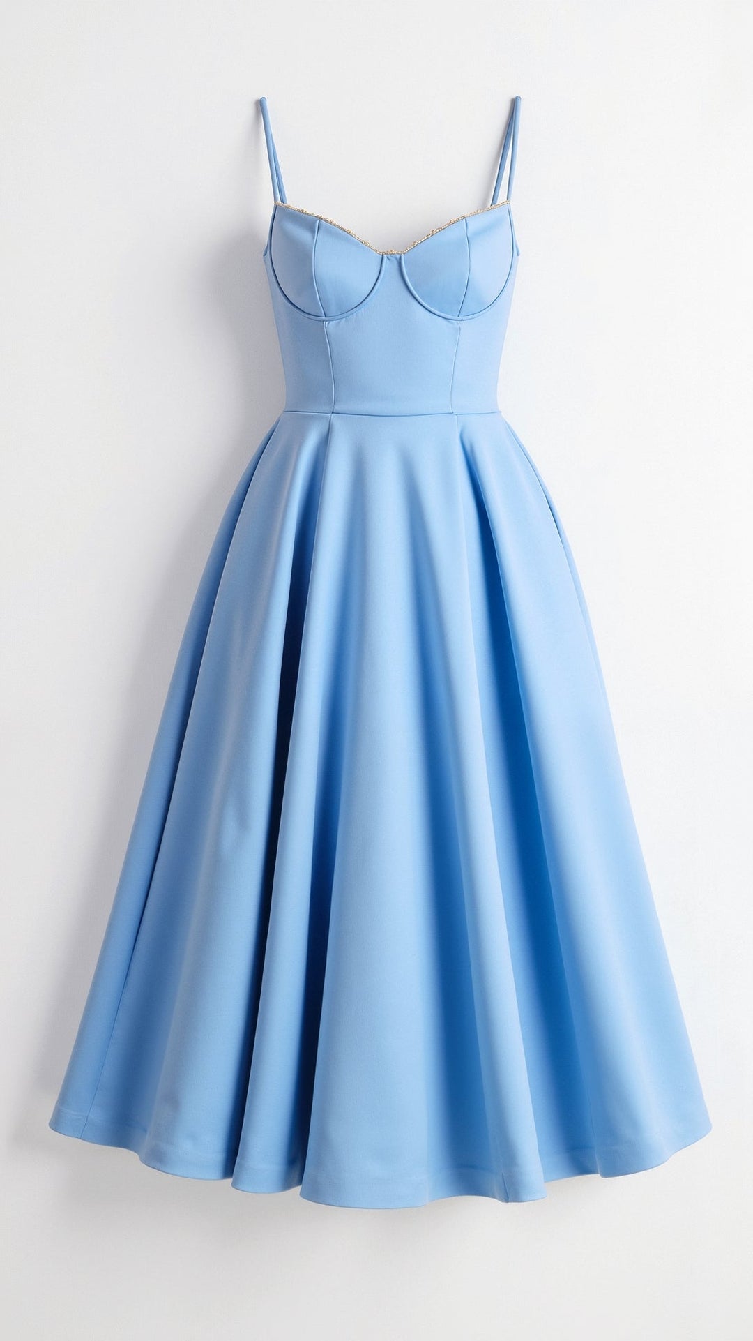 Isolde Elegant Tulle Midi Dress