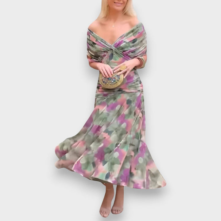 Malia | Elegant Dress with V-Neck