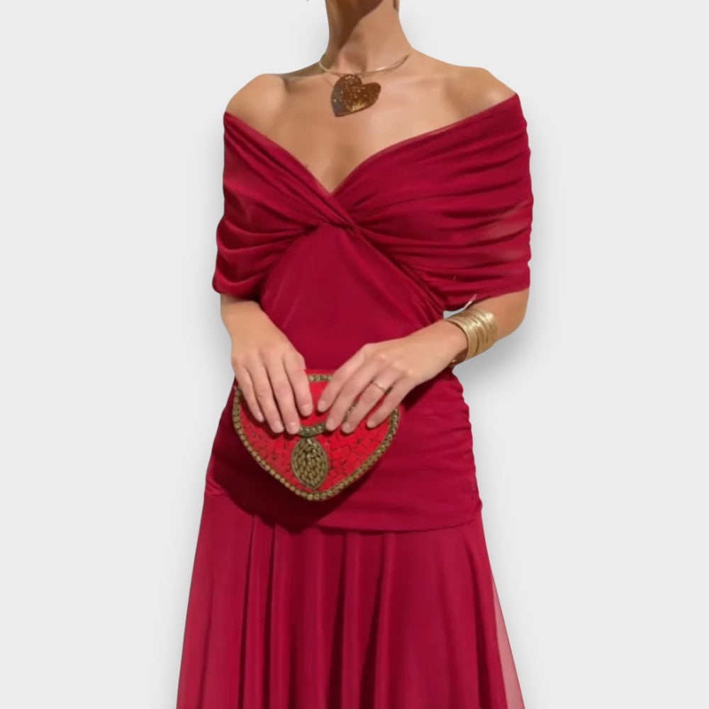 Malia | Elegant Dress with V-Neck