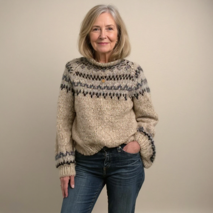 Karen | Vintage Icelandic Knit Sweater