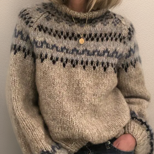 Karen | Vintage Icelandic Knit Sweater