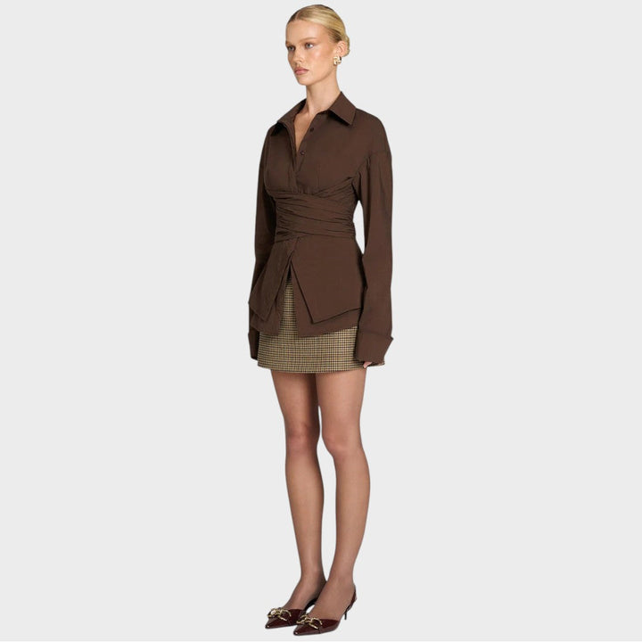 Freya | Tailored Wrap Shirt