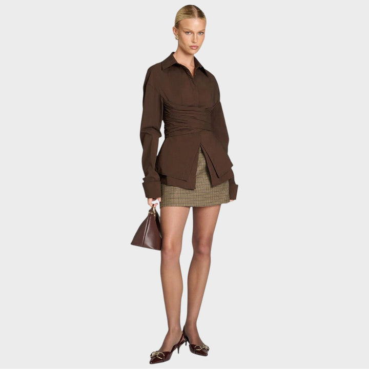 Freya | Tailored Wrap Shirt