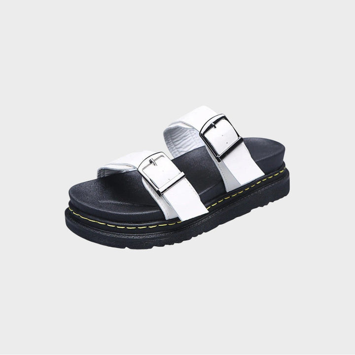 Paige | Comfortable Summer Platform Sandals with Buckle Closure