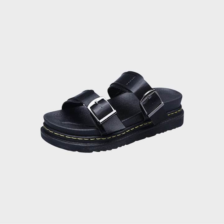 Paige | Comfortable Summer Platform Sandals with Buckle Closure