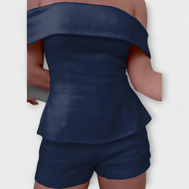 Olivia - Stylish Cotton-Linen Two-Piece Set