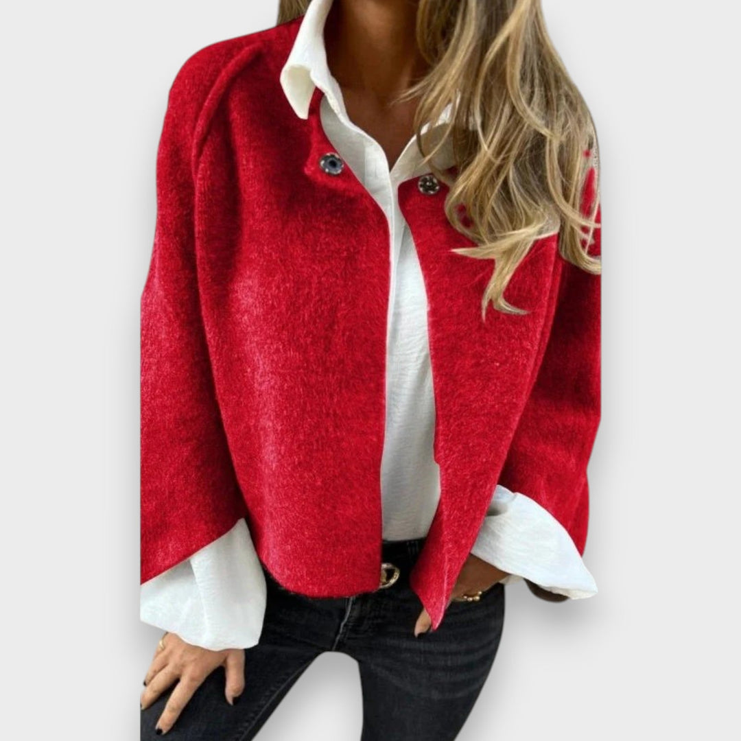 Annie | Short Jacket with Elegant Flared Sleeves