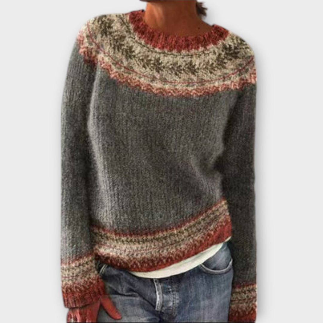 Vintage Knitted Jumper for Women