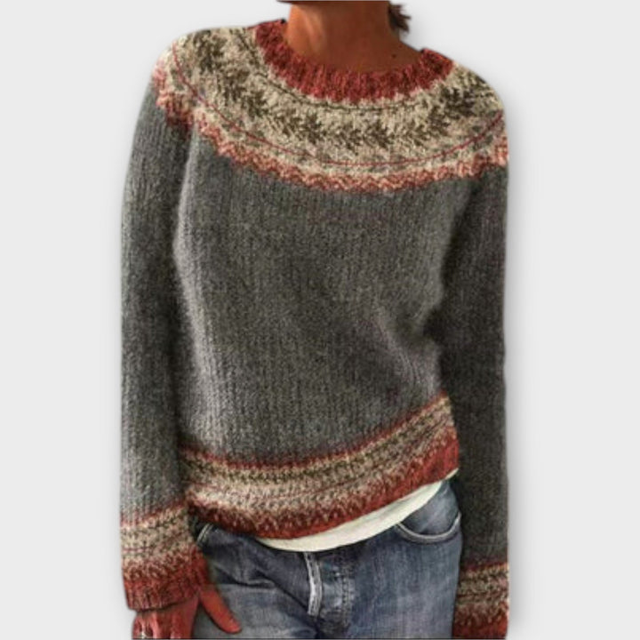 Vintage Knitted Jumper for Women