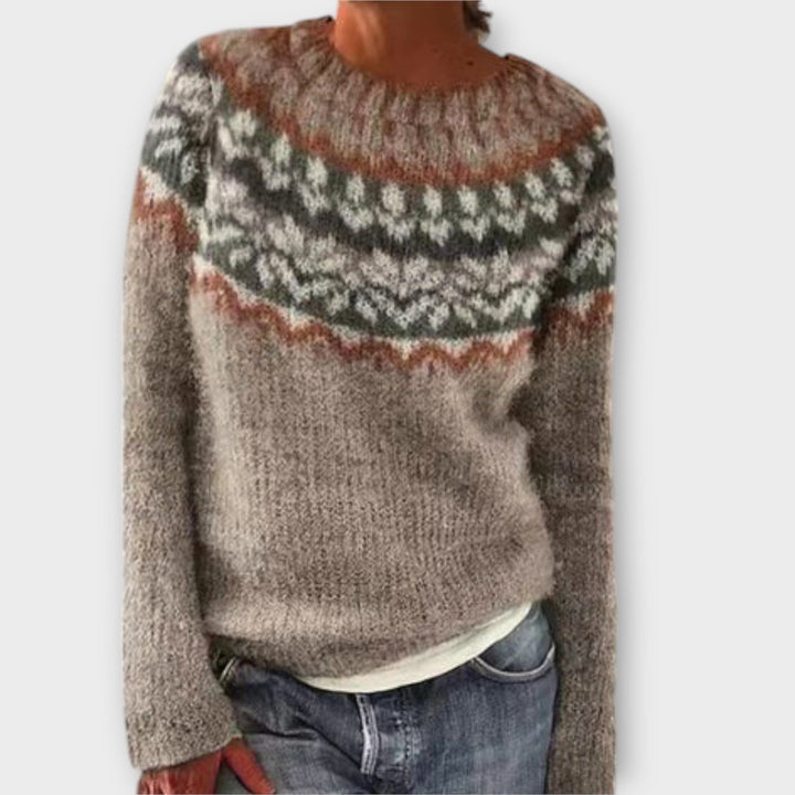 Vintage Knitted Jumper for Women