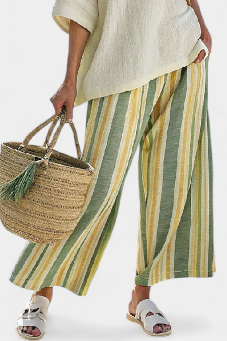 Olivia - Bamboo Linen Set in Olive Colour