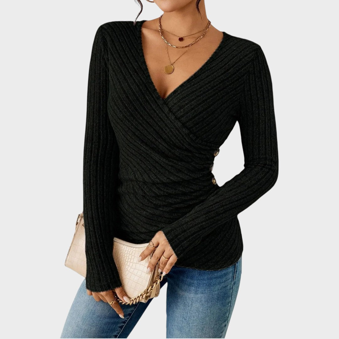 Livia | Long Sleeve Tummy Control Top