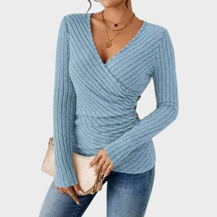 Livia | Long Sleeve Tummy Control Top