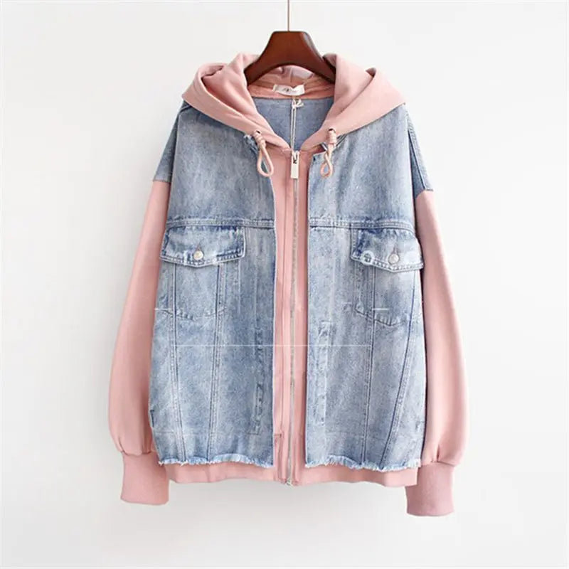 Flurina | Denim Jacket with Hood