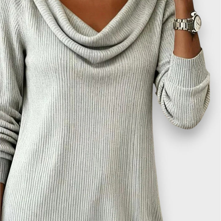 Livia | Straight Dress with Long Sleeves