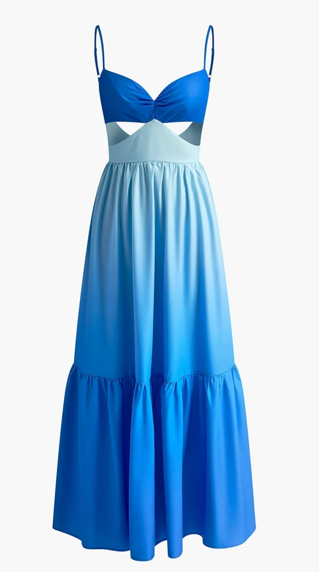 Samantha Halter Cutout Maxi Dress