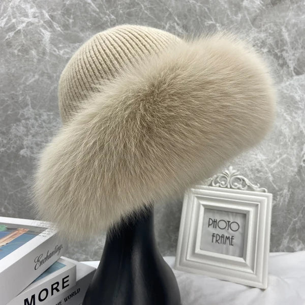 Celeste | Luxurious Fox Fur Hat