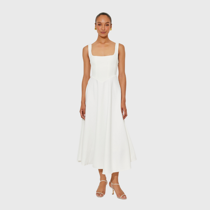 Amelia | Timeless Flowing Midi Dress