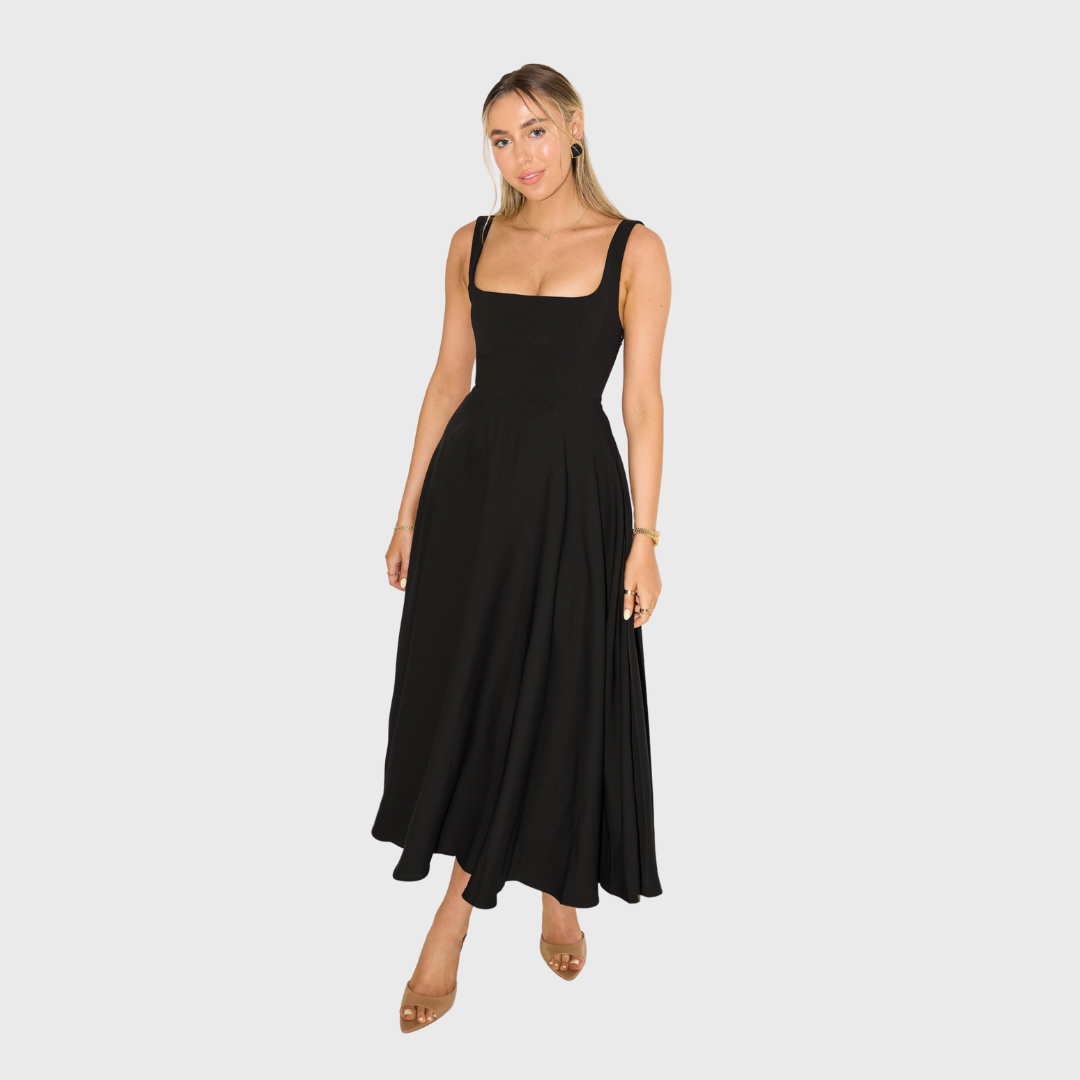 Amelia | Timeless Flowing Midi Dress