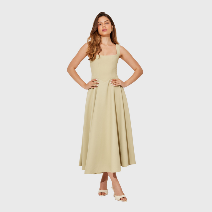Amelia | Timeless Flowing Midi Dress