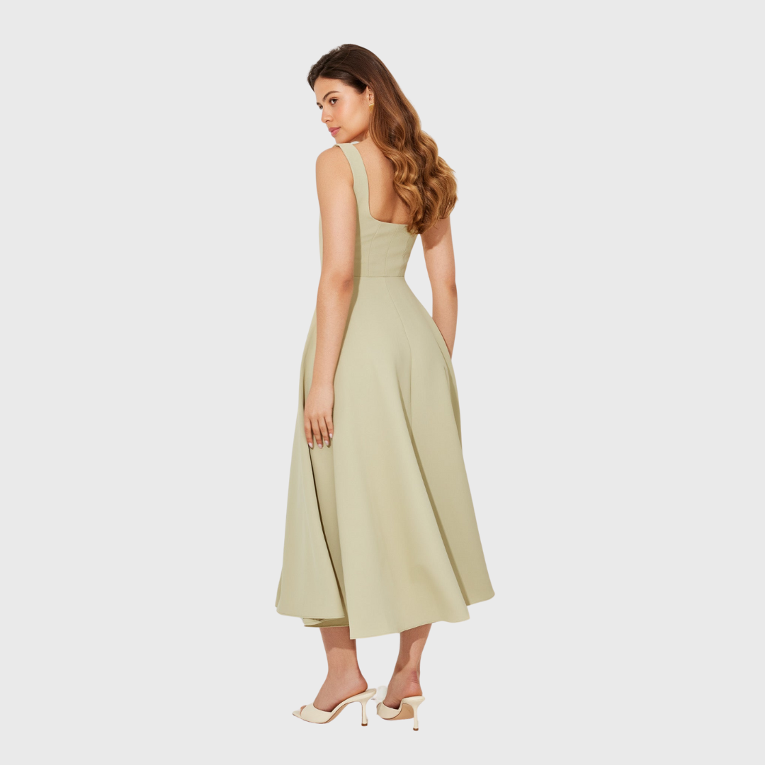 Amelia | Timeless Flowing Midi Dress