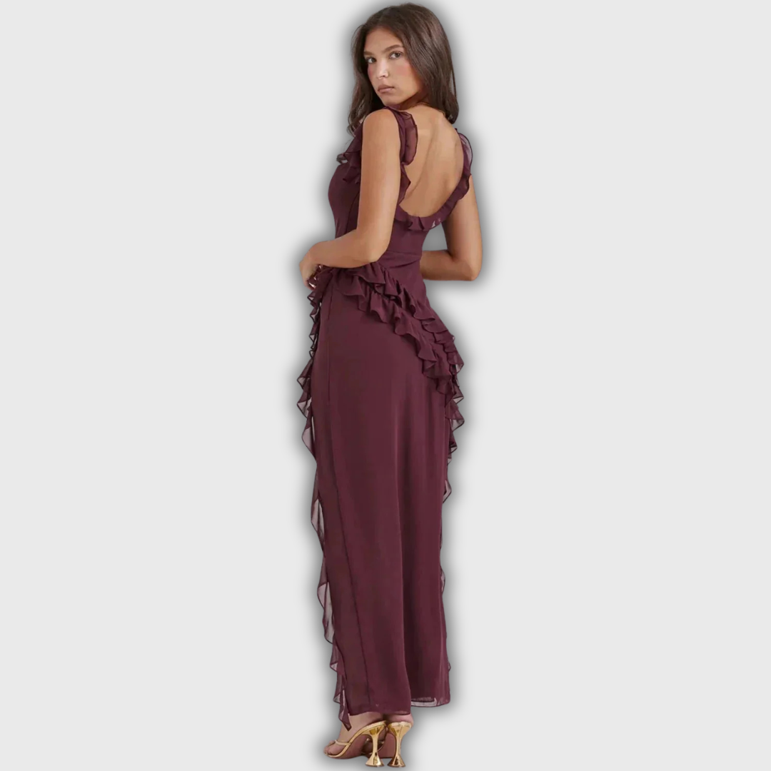 Lara - Stylish Maxi Dress with Split