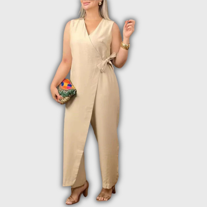 Inès - Elegant Jumpsuit with V-Neck