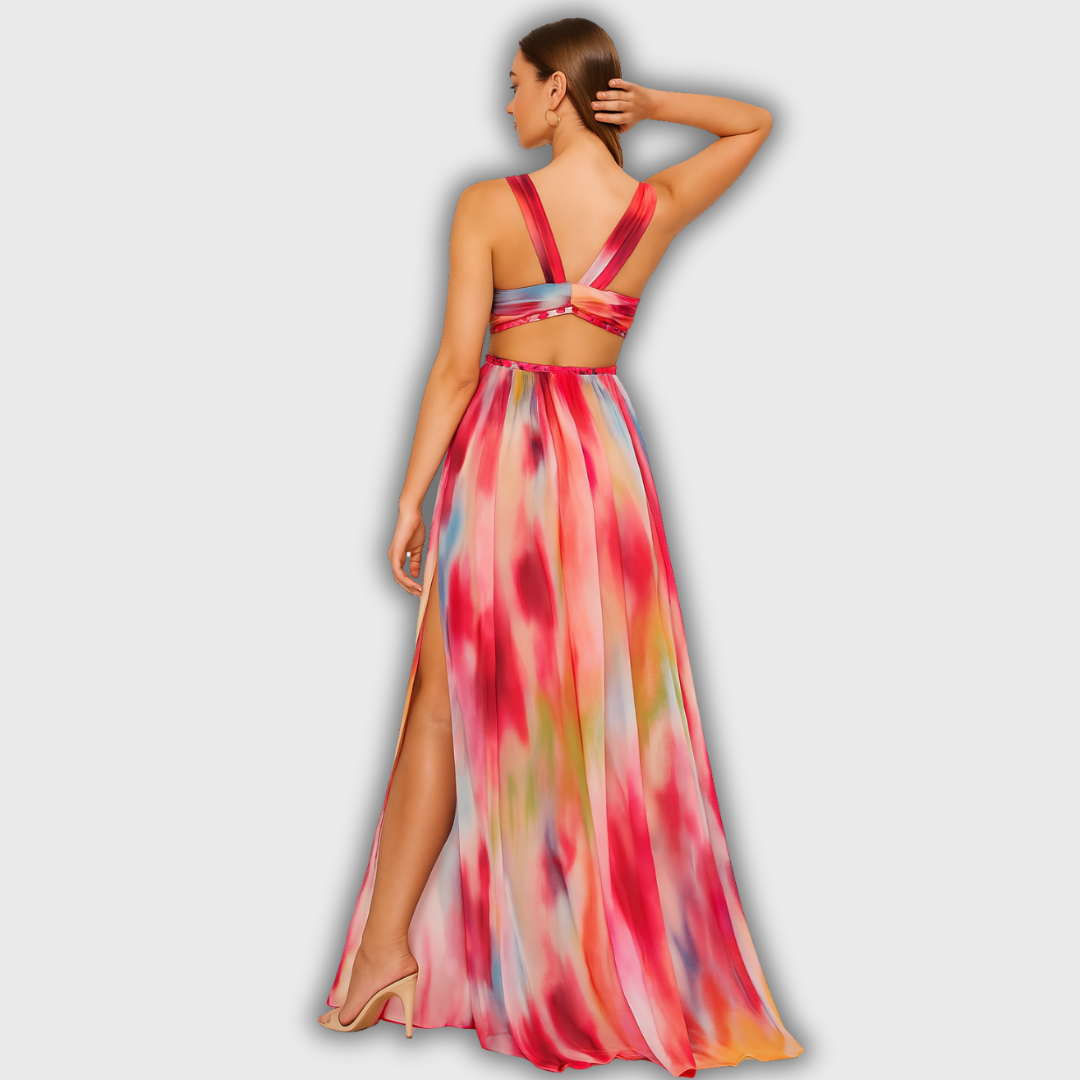 Freya | Printed Maxi Dress