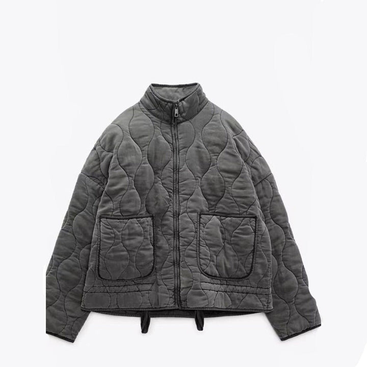 Grace | Quilted Bomber Jacket for Women in Fleece