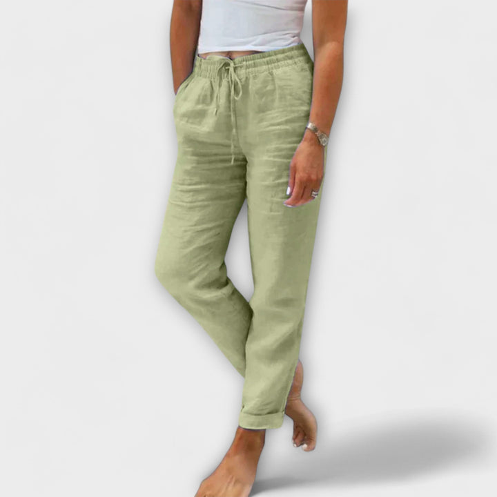 Stacy – Lightweight Linen Trousers