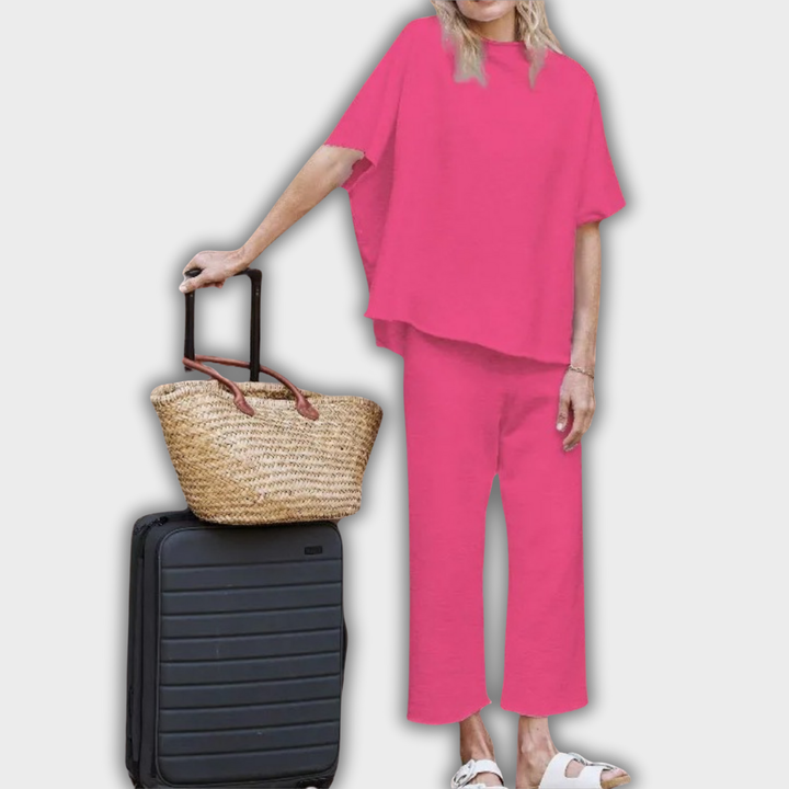 AELLA – Comfortable Set with Loose Fit & Batwing Sleeves