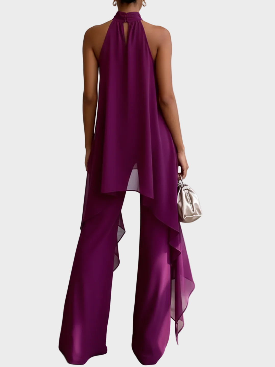 Viola - Elegant Halter Set with Trousers