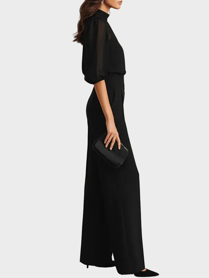 Clarisa – outfit with wide trousers