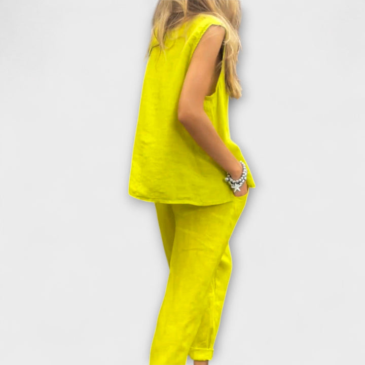 Jennifer - Comfortable Cotton-Linen Outfit