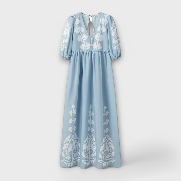 Rena - Printed Dress for Effortless Elegance