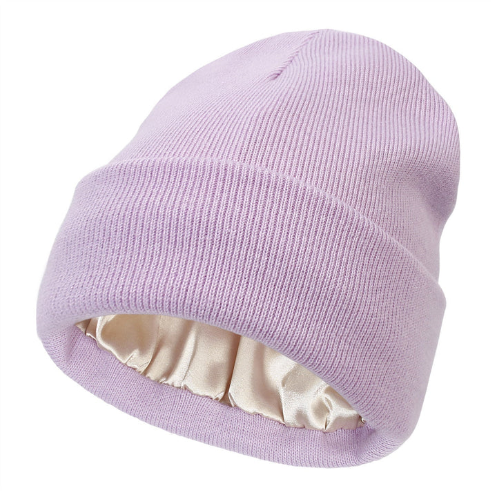 Elegant Satin-Finish Beanie